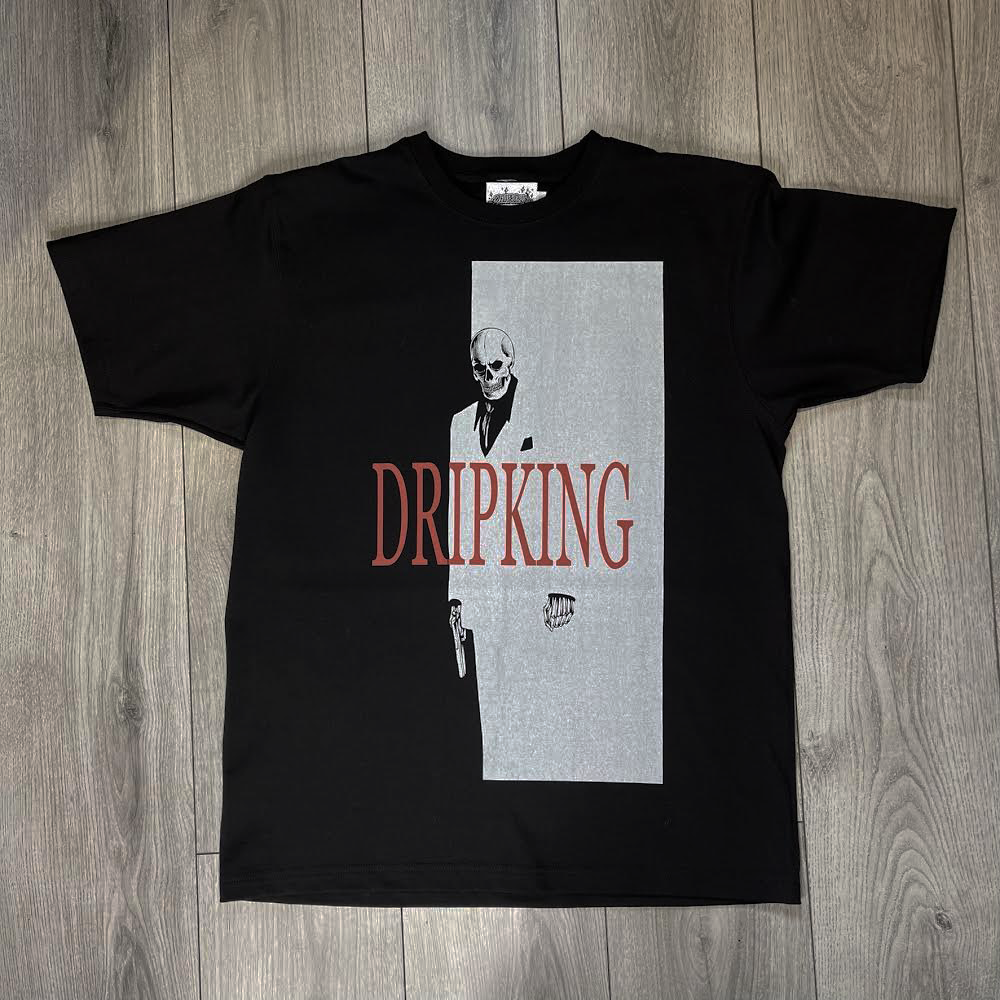Drip King Gangster Skeleton Tee